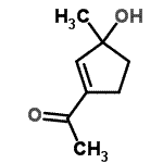 CAS#: 724465-42-3, 1-(3-Hydroxy-3-methyl-1-cyclopenten-1-yl)ethanone