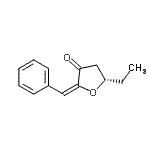 CAS 登录号：724477-95-6， (2E,5S)-2-亚苄基-5-乙基二氢-3(2H)-呋喃酮