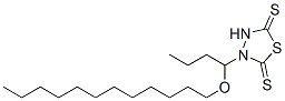 CAS 登录号：72453-57-7， 3-(1-十二烷氧基丁基)-1,3,4-噻二唑烷-2,5-二硫酮