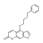 CAS 登录号：724709-68-6， 4-(4-苯基丁氧基)-7H-呋喃并[3,2-g]苯并吡喃-7-酮