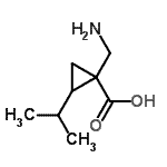 CAS#: 724772-95-6, 1-(Aminomethyl)-2-isopropylcyclopropanecarboxylic acid