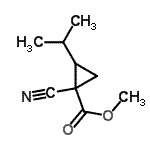 CAS#: 724773-45-9, Methyl 1-cyano-2-isopropylcyclopropanecarboxylate