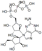 CAS#: 72490-81-4, [(2R,3S,4S,5R)-5-(2-Amino-6-Oxo-3H-Purin-9-Yl)-3,4-Dihydroxyoxolan-2-Yl]Methyl (Hydroxy-Phosphonooxyphosphoryl) Hydrogen Phosphate