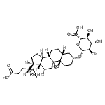 CAS 登录号：72504-58-6， (3alpha,5beta,12alpha)-12,24-二羟基-24-氧代胆烷-3-基beta-D-吡喃葡糖苷酸