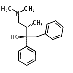 CAS 登录号:72541-03-8, (2R,3S)-4-(二甲基氨基)-3-甲基-1,2-二苯基-2-丁醇