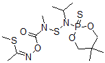 CAS#: 72542-55-3, N-((((((5,5-Dimethyl-1,3,2-dioxaphosphorinan-2-yl)(1-methylethyl)amino)thio)methylamino)carbonyl)oxy)-Ethanimidothioic acid methyl ester P-sulfide