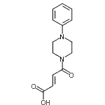 CAS#: 72547-39-8, (2E)-4-Oxo-4-(4-phenyl-1-piperazinyl)-2-butenoic acid