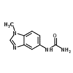CAS#: 72550-39-1, 1-(1-Methyl-1H-benzimidazol-5-yl)urea