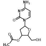 CAS#: 72560-69-1, 1-(3-O-Acetyl-2-deoxypentofuranosyl)-4-amino-2(1H)-pyrimidinone