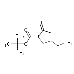 CAS#: 725746-43-0, 2-Methyl-2-propanyl 4-ethyl-2-oxo-1-pyrrolidinecarboxylate