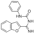 CAS 登录号:72583-91-6, N-((苯基氨基)羰基)-2-苯并呋喃甲脒
