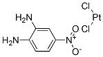 CAS 登录号：72596-02-2， (1,2-二氨基-4-硝基苯)二氯铂(II)