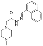 CAS#: 72606-48-5, 2-(4-Methylpiperazin-1-Yl)-N-(Naphthalen-1-Ylmethylideneamino)Acetamide