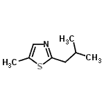 CAS#: 72611-71-3, 2-Isobutyl-5-methyl-1,3-thiazole
