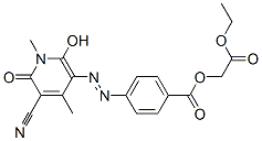CAS#: 72614-76-7, 4-[2-(5-Cyano-1,6-Dihydro-2-Hydroxy-1,4-Dimethyl-6-Oxo-3-Pyridinyl)Diazenyl]-Benzoic Acid 2-Ethoxy-2-Oxoethyl Ester