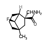 CAS#: 726188-29-0, (1R,5S,6S,8S)-8-Fluoro-1,6-dimethylbicyclo[3.2.1]octane-6-carboxamide