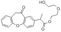 CAS#: 72619-41-1, 2-(2-Hydroxyethoxy)Ethyl 2-(6-Oxo-5H-Benzo[b][1]Benzoxepin-8-Yl)Propanoate
