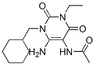 CAS#: 72702-87-5, N-[6-Amino-1-(Cyclohexylmethyl)-3-Ethyl-1,2,3,4-Tetrahydro-2,4-Dioxo-Pyrimidin-5-Yl]-Acetamide