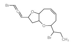 CAS 登录号：72719-97-2， (7Z)-2-(3-溴丙-1,2-二烯基)-5-(1-溴丙基)-3,3a,5,6,9,9a-六氢-2H-呋喃并[3,2-b]氧杂环辛三烯