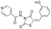 CAS#: 72732-38-8, N-[(5E)-5-[(3-Hydroxyphenyl)Methylidene]-4-Oxo-2-Sulfanylidene-1,3-Thiazolidin-3-Yl]Pyridine-4-Carboxamide