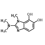 CAS 登录号：727349-26-0， 2-(二甲基氨基)-1-甲基-1H-苯并咪唑-6,7-二醇