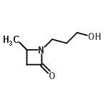 CAS 登录号：727739-39-1， 1-(3-羟基丙基)-4-甲基-2-氮杂环丁酮