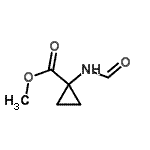 CAS 登录号：72784-31-7， 甲基1-甲酰氨基环丙烷羧酸酯