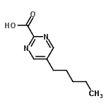 CAS#: 72790-10-4, 5-Pentyl-2-pyrimidinecarboxylic acid