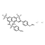 CAS#: 72796-91-9, Disodium 4-hydroxy-3-[(4-methoxyphenyl)diazenyl]-5-{[(4-methylphenyl)sulfonyl]amino}-2,7-naphthalenedisulfonate