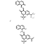 CAS 登录号：72797-08-1， 二[3-(羟基)-4-[2-[2-(羟基)-1-萘基]偶氮]-7-硝基-1-萘磺酸]-钴酸氢