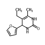CAS#: 728004-16-8, 5-Ethyl-4-(2-furyl)-6-methyl-3,4-dihydro-2(1H)-pyrimidinone