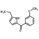 CAS#: 728010-85-3, (5-Ethyl-1H-pyrrol-2-yl)(3-methoxyphenyl)methanone