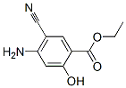 CAS 登录号：72817-97-1， 4-氨基-5-氰基-2-羟基苯甲酸乙酯