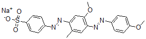 CAS#: 72827-75-9, Sodium 4-[5-Methoxy-4-(4-Methoxyphenyl)Diazenyl-2-Methylphenyl]Diazenylbenzenesulfonate