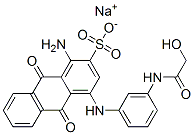 CAS#: 72829-39-1, Sodium 1-Amino-4-[[3-[(2-Hydroxyacetyl)Amino]Phenyl]Amino]-9,10-Dioxoanthracene-2-Sulfonate