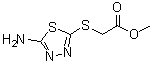 CAS#: 72836-12-5, Methyl [(5-amino-1,3,4-thiadiazol-2-yl)sulfanyl]acetate