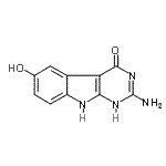 CAS#: 728880-57-7, 2-Amino-6-hydroxy-1,9-dihydro-4H-pyrimido[4,5-b]indol-4-one