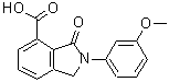 CAS#: 728887-95-4, 2-(3-Methoxyphenyl)-3-oxo-4-isoindolinecarboxylic acid