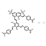 CAS#: 72894-25-8, Disodium 5-({2,4-dihydroxy-3,5-bis[(4-nitrophenyl)diazenyl]phenyl}diazenyl)-4-hydroxy-3-[(4-nitrophenyl)diazenyl]-2,7-naphthalenedisulfonate