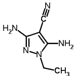 CAS#: 72943-61-4, 3,5-Diamino-1-ethyl-1H-pyrazole-4-carbonitrile