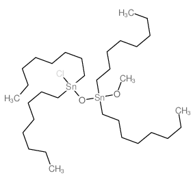 CAS 登录号：72945-93-8， (氯-二辛基锡烷基)氧基-甲氧基-二辛基锡烷