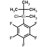 CAS 登录号：73000-03-0， 氯(甲基)(2-甲基-2-丙基)(五氟苯基)硅烷