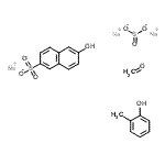 CAS 登录号：73003-46-0， 三钠;甲醛;6-羟基萘-2-磺酸酯;o-甲酚;亚硫酸酯