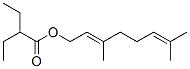 CAS#: 73019-14-4, (E)-3,7-Dimethylocta-2,6-Dienyl 2-Ethylbutyrate