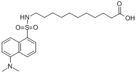 CAS#: 73025-02-2, 11-(dansylamino)undecanoic acid