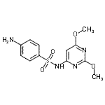 CAS 登录号：73068-02-7， 4-氨基-N-(2,6-二甲氧基-4-嘧啶基)苯磺酰胺