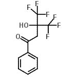 CAS 登录号：731-00-0， 4,4,4-三氟-3-羟基-1-苯基-3-(三氟甲基)-1-丁酮