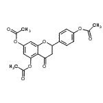 CAS 登录号：73111-01-0， 2-(4-乙酰氧基苯基)-4-氧代-3,4-二氢-2H-苯并吡喃-5,7-二基二乙酸酯
