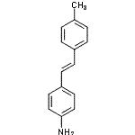 CAS 登录号：7314-08-1， 4-[(E)-2-(4-甲基苯基)乙烯基]苯胺