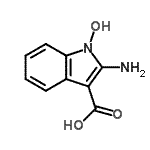 CAS#: 73154-81-1, 2-Amino-1-hydroxy-1H-indole-3-carboxylic acid